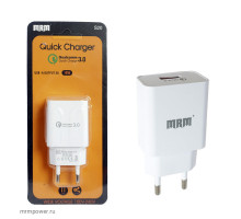 СЗУ MR-S20 MRM.Quick Charger 3A 1USB (white)