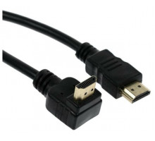 Шнур HDMI - HDMI (19M/19M) 1,5м угловой