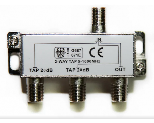 Ответвитель (ТАП) Eurosky 2/20dB