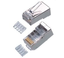 Коннектор RJ-45 FTP (100 шт.) экран (элекс) NETLAN