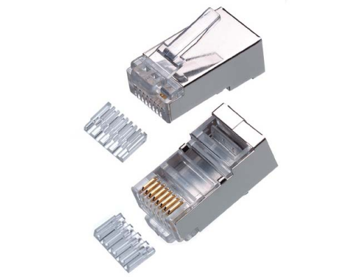 Коннектор RJ-45 FTP (100 шт.) экран (элекс) NETLAN