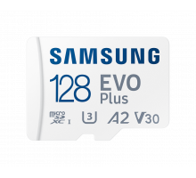 Карта памяти Samsung MicroSD 128GB Class10 Evo Plus + SD адаптер