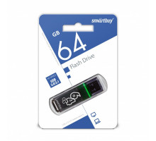 USB 3.0 Флеш-накопитель 64GB SmartBuy Glossy Серый