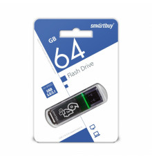 USB 3.0 Флеш-накопитель 64GB SmartBuy Glossy Серый