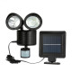 Прожектор солн.Twin Head Solar Security Light22 диода) день ночь,движение