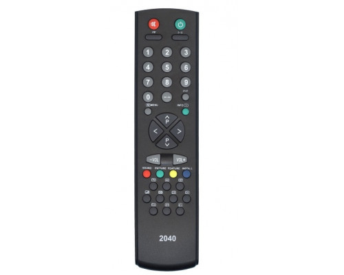 Пульт Vestel RC-2040/2140 Sanyo черный для телевизора Vestel