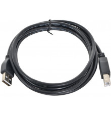Шнур Гарнизон USB 2.0 AM-BM (для принтера) 1,8 м (black)