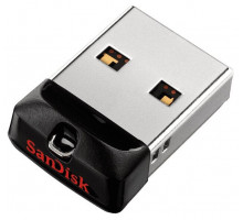 USB 2.0 Флеш-накопитель 16GB Sandisk Cruzer Fit Чёрный