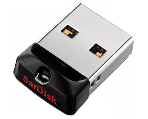 USB 2.0 Флеш-накопитель 16GB Sandisk Cruzer Fit Чёрный