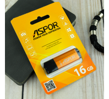 Flash Drive 16G USB 2.0 Aspor PK_TG121GD (бронза) нс