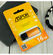 Flash Drive 16G USB 2.0 Aspor PK_TG121GD (бронза) нс