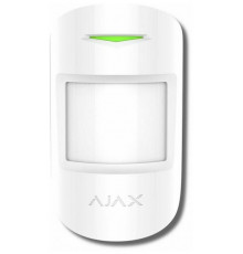 Ajax MotionProtect Plus Белый Датчик движения с микроволновым сенсором и иммунитетом к животным