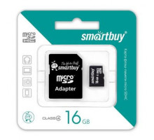 Карта памяти Smartbuy microSDHC 16GB Class4