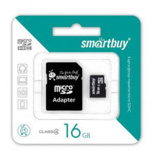 Карта памяти Smartbuy microSDHC 16GB Class4