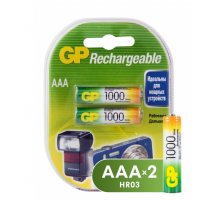 Аккумулятор Ni-Mh GP R03 1000 mAh/2BL