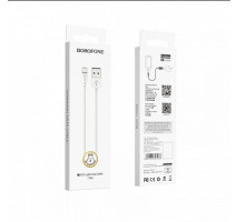 USB кабель Borofone BX22 Lightning, 1м (white)