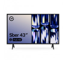 43" Телевизор Sber SDX 43F2010B черный 1920x1080, Full HD, 60 Гц, Wi-Fi, Smart TV, Салют ТВ