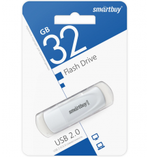 USB 2.0 Флеш-накопитель 32GB SmartBuy Scout Белый