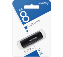 USB 2.0 Флеш-накопитель 8GB SmartBuy Scout Черный