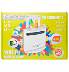 Маршрутизатор World Vision Connect 2 (4G Wi-Fi роутер 300Мб, процессор Realtek RTL8306E, RTL8192ES)