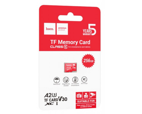 Карта памяти microSD  256GB Hoco memory card Class10