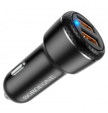 АЗУ Borofone BZ17, 2USB, 3А, QC3.0 (black)