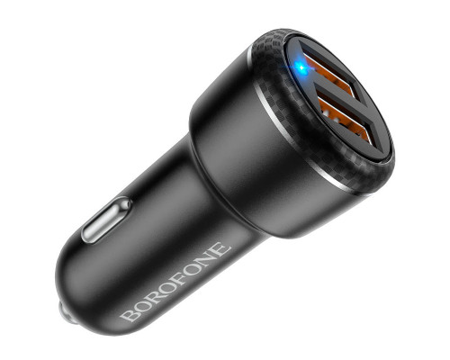 АЗУ Borofone BZ17, 2USB, 3А, QC3.0 (black)