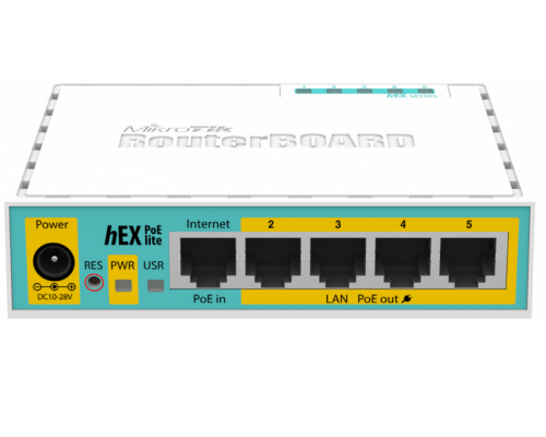 Маршрутизатор: Mikrotik hEX lite RB750r2