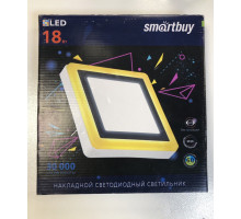 Светильник светодиодный Smart Buy SBLSq1-DLB-18-65K IP-20 (white-yeilow)