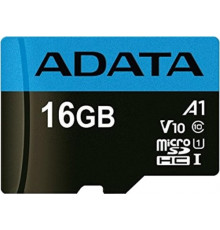 Карта памяти microSD 16GB A-DATA microSDHC Class 10 UHS-I (SD адаптер)