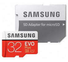 Карта памяти Samsung microSDHC 32GB EVO Plus Class10 UHS-I, w/adapter (MB-MC32GA/RU)