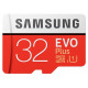 Карта памяти Samsung microSDHC 32GB EVO Plus Class10 UHS-I, w/adapter (MB-MC32GA/RU)