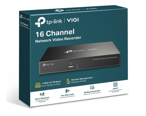 TP-Link VIGI NVR1016H IP регистратор 16 каналов