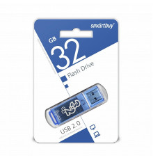 USB 2.0 Флеш-накопитель 32GB SmartBuy Glossy Синий