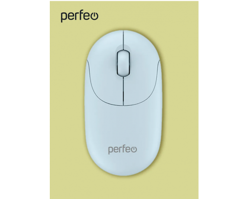 Мышь PERFEO (PF_A4789) SLIM, голубой