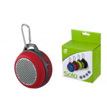 Колонка портативная Perfeo "SOLO" FM, MP3 microSD, AUX, мощность 5Вт, 600mAh (red)