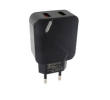 СЗУ 5V/3,1A MRM-819С 2 USB Black Fast charding