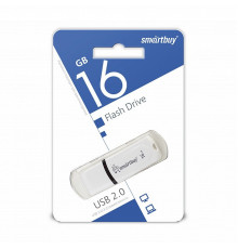 USB 2.0 Флеш-накопитель 16GB SmartBuy Paean Белый