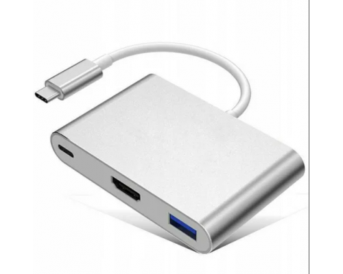 Адаптер Type-C -> HDMI / USB 3.0 / Type-C