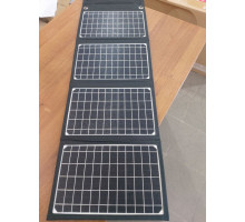 Солнечная панель c доработкой 30W 5V3A (с крокодильчиками) складная