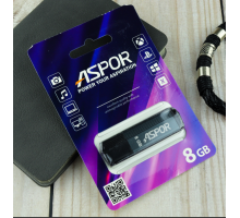 Flash Drive 8G USB 2.0 Aspor PK_TG121GY (графит) нс