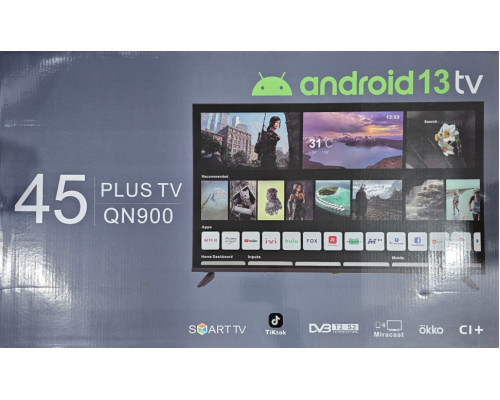 43" Телевизор Android 13tv QN900, android 12