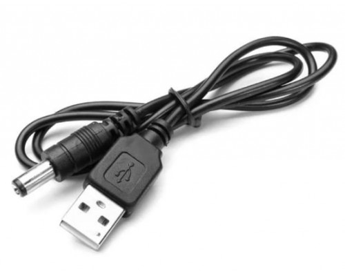 Шнур USB-A штекер - L5.5хØ2.5 штекер питания 1м.