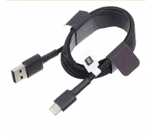 USB кабель Xiaomi Type-C 3A Nylon (1м) (SJX10ZM) Черный