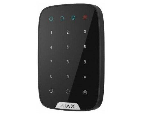 Ajax KeyPad Черный Беспроводная сенсорная клавиатура