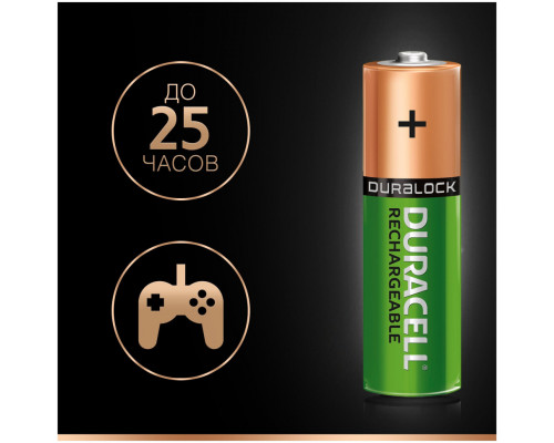 Аккумулятор AA Duracell HR6-4BL 2400/ 2500 mAh  предзаряженные  (4/40/15000)