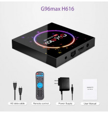 2/16 Андроид G96 Max 6K Android 10 H616, 2G+16G (2.4G / 5G  wifi + BT)