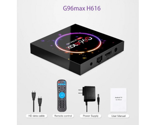 2/16 Андроид G96 Max 6K Android 10 H616, 2G+16G (2.4G / 5G  wifi + BT)