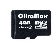 Карта памяти OltraMax microSDHC 4GB Class10