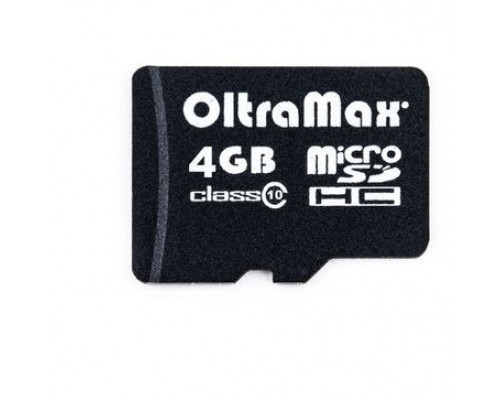 Карта памяти OltraMax microSDHC 4GB Class10